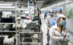 Chine - Manifestation dans la plus grande usine d'iPhone du monde
