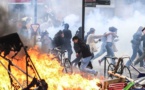 Réforme des retraites : violences à Paris, 13 policiers hospitalisés, La Rotonde incendiée