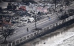 Les pires incendies d'Hawaï font plus de 50 morts, un bilan qui devrait s'alourdir