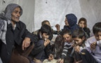 Les déplacés de Gaza dans la poussière, le froid et la faim