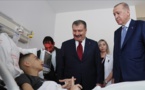 Türkiye: Erdogan rend visite aux patients palestiniens transférés depuis Gaza