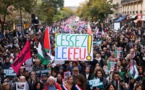 France: Des dizaines de milliers de personnes rassemblées à Paris appellent à un cessez-le-feu immédiat à Gaza