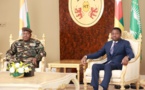 Le général-président Abdourahamane Tiani du Niger reçu à Lomé par Faure Gnassingbé