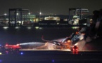 Probable collision entre deux avions à l'aéroport de Tokyo-Haneda, 5 morts