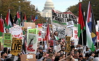 A Washington et Londres, des milliers de manifestants réclament un cessez-le-feu à Gaza