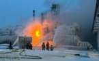 Moscou dénonce l’attaque ukrainienne à Donetsk, un terminal gazier en feu en Russie