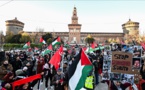 Italie: des milliers de manifestants défilent à Rome et Milan pour soutenir les droits des Palestiniens