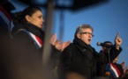 Rassemblement avec Mélenchon devant l'ONU pour un "cessez-le-feu" à Gaza
