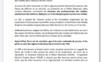 Agression de journalistes par la police : la CAP remet une lettre de protestation au ministre de l'intérieur Sidiki Kaba
