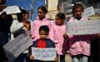 Gaza : des enfants palestiniens manifestent contre le manque de nourriture