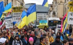 Deux ans de guerre en Ukraine - Des manifestations en soutien à l’Ukraine à travers l’Europe