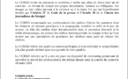 Scrutin du 24-Mars --- Les recommandations du Cored aux journalistes : prudence, vigilance, professionnalisme