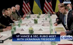 Guerre en Ukraine - Zelensky rencontre Vance et réclame un plan de règlement du conflit