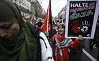 Des milliers de personnes manifestent à Paris en soutien aux Palestiniens