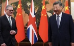 Le Britannique Starmer juge "vital" d'améliorer les relations avec la Chine