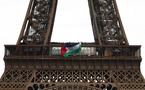 France : six interpellations après le déploiement d’un drapeau palestinien sur la tour Eiffel pour commémorer la Nakba