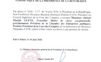 SENEGAL - Abdoul Madjib Guèye, nouveau président de la Cour des comptes