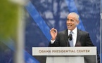 A Chicago, Obama entouré de trois anciens présidents pour l'inauguration de son musée