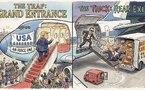 Malgré son évacuation secrète d’Air Force One par crainte de l’Iran, Trump prétend ne pas avoir eu peur