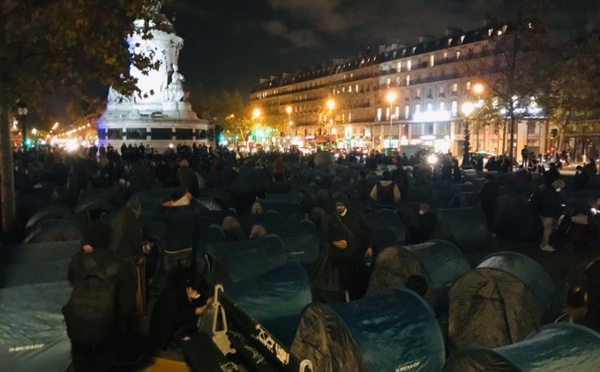 Paris : un camp de migrants évacué à la grenade lacrymogène
