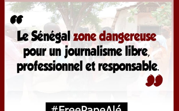 Le journaliste Pape Alé Niang emprisonné pour des délits de presse