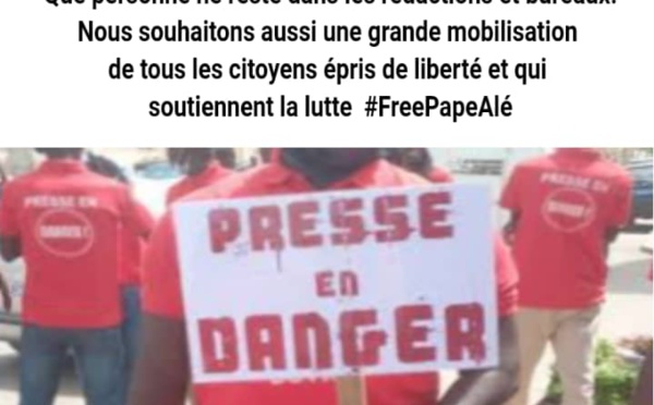 Affaire Pape Alé Niang - Rassemblement à la Maison de la Presse ce mercredi 16 novembre