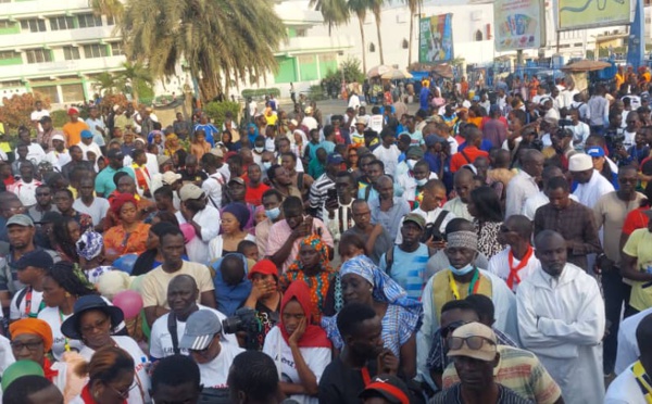 Marche nationale : la forte mobilisation des journalistes pour la libération de Pape Alé Niang