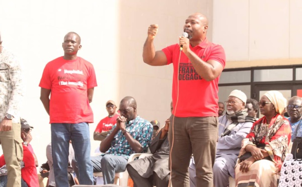 Rassemblement massif des journalistes et des ONG pour la libération de Pape Alé Niang