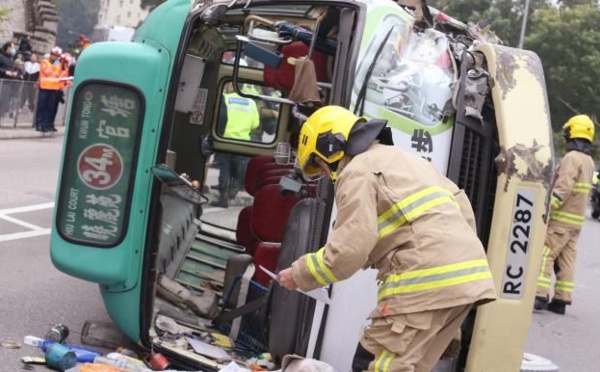 Chine: 19 morts et 20 blessés dans un accident de la route