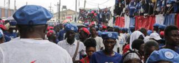 Au Libéria, trois morts dans des affrontements lors de la campagne électorale