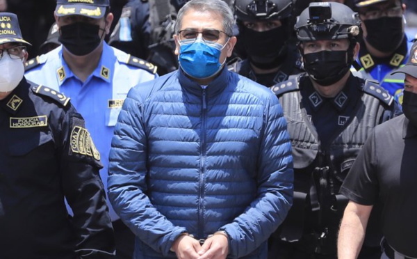 L'ex-président du Honduras coupable de trafic de drogue international devant la justice américaine