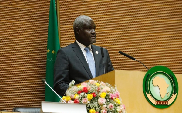 Moussa Faki Mahamat, président de la Commission de l'Union africaine (UA)