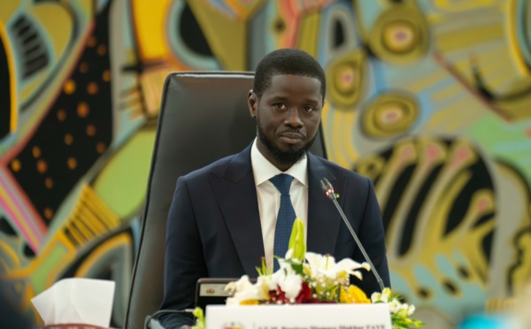 Le Président sénégalais Bassirou Diomaye Faye