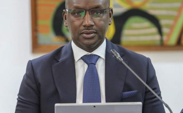 Cheikh Tidiane Dièye, ministre de l'Hydraulique et de l'Assainissement