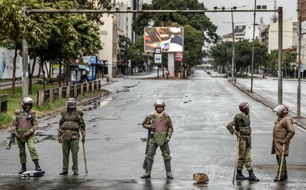 Kenya - Nairobi désertée, des violences en périphérie lors d'une nouvelle journée de manifestations