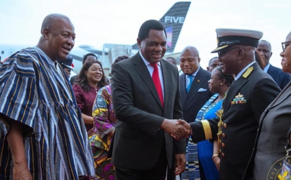 La Zambie et le Ghana élèvent leurs relations bilatérales au rang de partenariat économique global