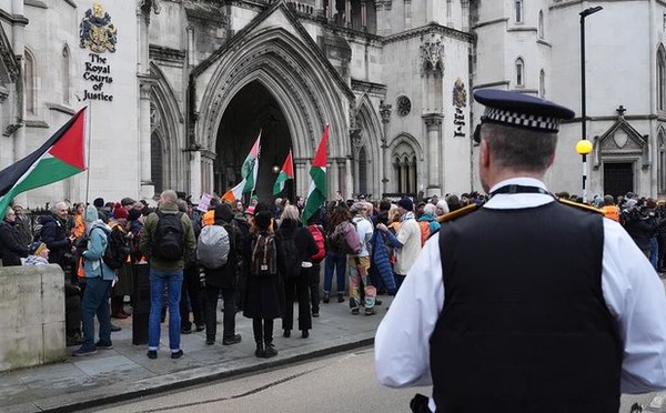 Royaume-Uni : victoire en justice d'un groupe propalestinien classé terroriste