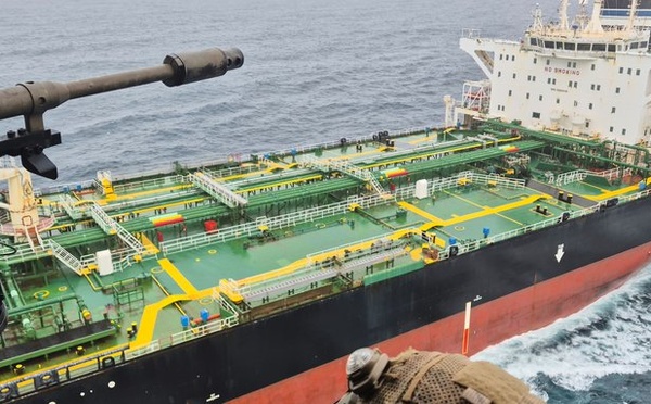 La France arraisonne un pétrolier de la flotte fantôme russe, Moscou dénonce un acte "illégal"