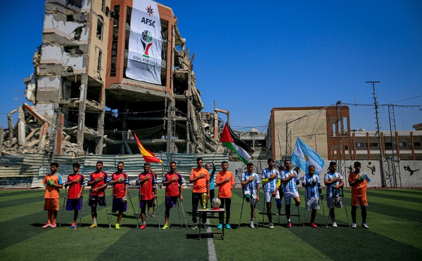 Gaza : des Palestiniens amputés disputent un match symbolique avant la finale de la Coupe du Monde de Football 2026