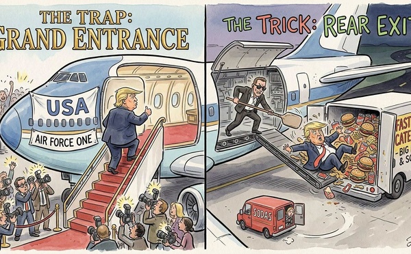 Malgré son évacuation secrète d’Air Force One par crainte de l’Iran, Trump prétend ne pas avoir eu peur
