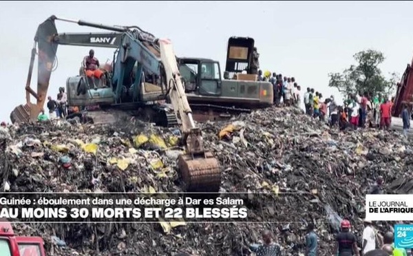 Guinée - « Éboulement de la décharge de Dar-Es-Salam : la Nation en deuil, le Gouvernement mobilisé »