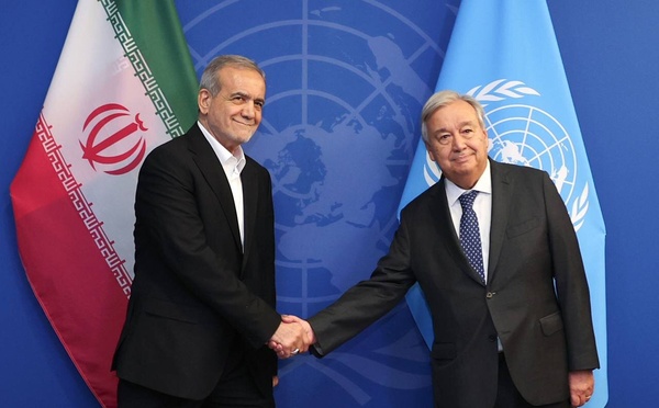 Pezeshkian salue la condamnation de la guerre contre l’Iran par le secrétaire général de l’ONU