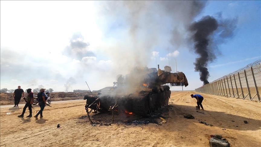 gaza char israelien detruit gaza char israelien detruit