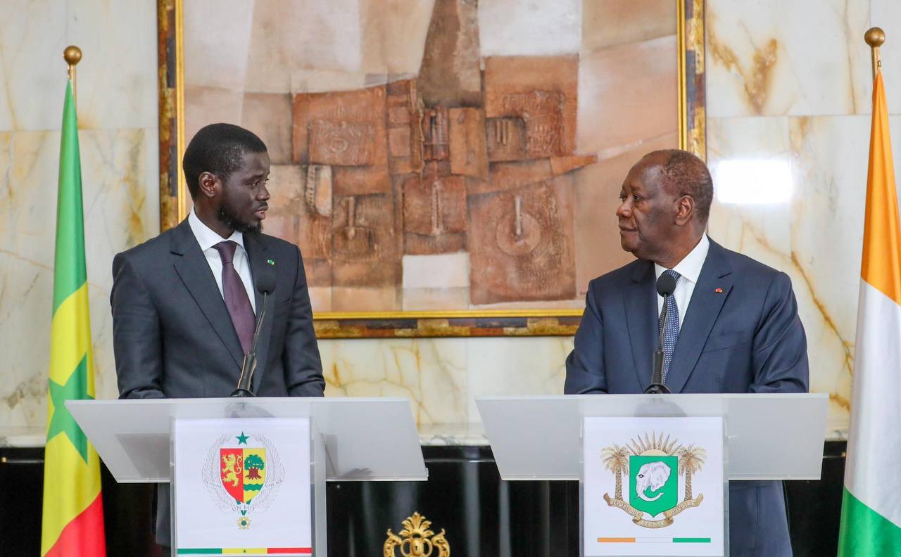 diomaye avec ouattara diomaye avec ouattara